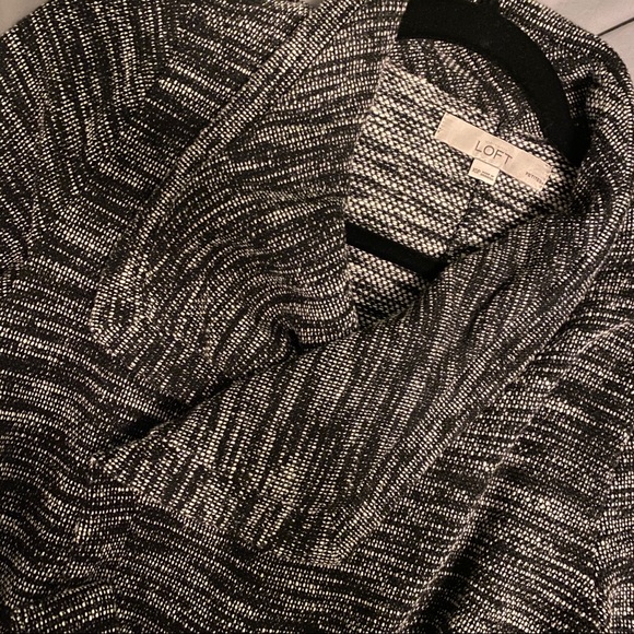 LOFT Long Wrap Sweater Cardigan XS petite - Picture 4 of 5